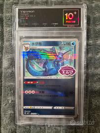 carta pokemon gradata vaporeon