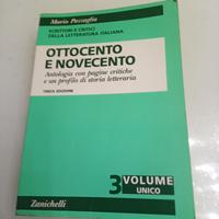 Ottocento e Novecento è volume unico di Pazzaglia 