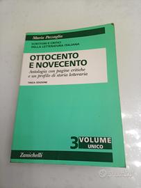 Ottocento e Novecento è volume unico di Pazzaglia 