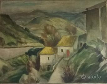 5 quadri firmati GiPI (nature morte e paesaggi)