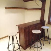 BANCONE stile Bar in legno massello di Abete