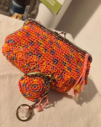 clutch bag, borsa uncinetto 