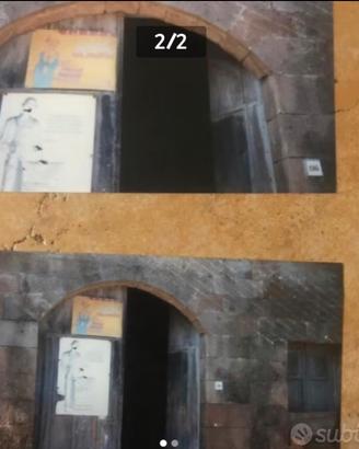 Arco e facciata in pietra trachite