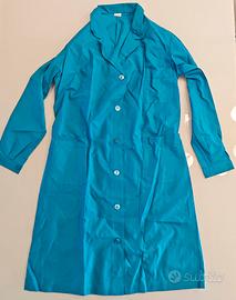 Camice Grembiule vintage Poste Italiane blu tg 48
