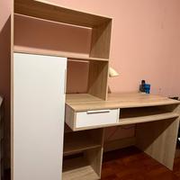 SCRIVANIA CON LIBRERIA 