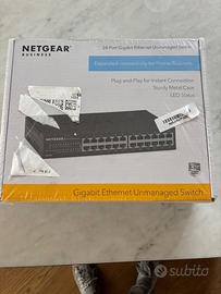 Netgear 24 porte switch  GS324 gigabit ethernet