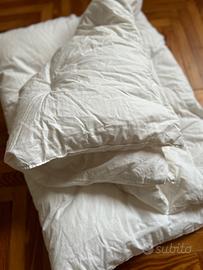 Piumino per lettino - vera piuma