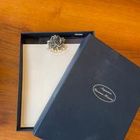 Fermaglio in argento porta blocco