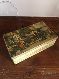 Scatola di latta Cambio cavalli Originale Anni 60