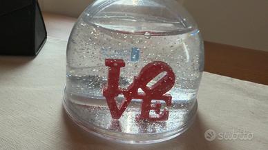 Sfera LOVE glitter porta foto