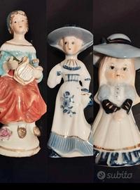 Tre dame porcellana Capodimonte 