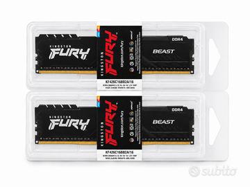 Kingston FURY Beast RGB 32GB (2x16GB) DDR4 2666MHz