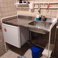 Minicucina Ikea con frigo