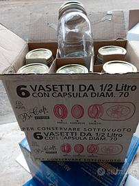 vasetti da mezzo chilo nuovi