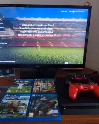 PS4 + 5 GIOCHI