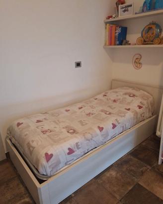 Letto singolo contenitore