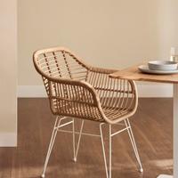 Sedia in vimini (set da 6)