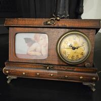 cofanetto in legno orologio