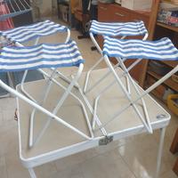 tavolo pic nic vintage anni 70