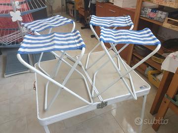 tavolo pic nic vintage anni 70