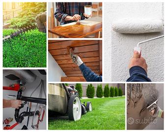 Lavori per la casa, manutenzioni, giadinaggio