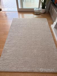 Tappeto, pelo corto, beige, 160x230 cm