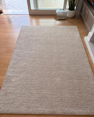 Tappeto, pelo corto, beige, 160x230 cm