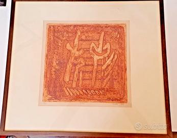 Acquaforte Riccardo Licata 1959 numerata 18/50