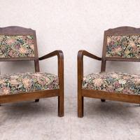 Coppia coordinata di poltroncine vintage .