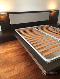 letto matrimoniale con cassettone