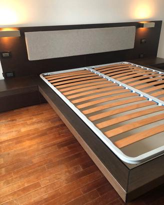 letto matrimoniale con cassettone