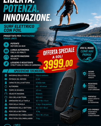 E FOIL ELETTRICO SURF