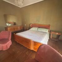 Stanza da letto artigianale anni 50 legno Massello