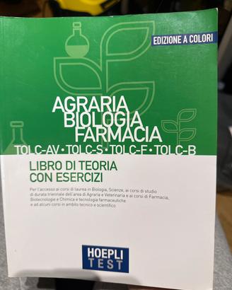Agraria biologia farmacia tolc
