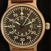 ARISTO flieger automatic Eta 2824-2 titan sapphire