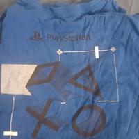 maglietta playstation blu 