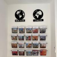 Porta cataloghi A4 da ufficio in plexiglass