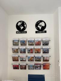 Porta cataloghi A4 da ufficio in plexiglass