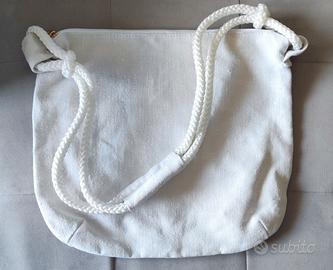 Borsa grande in lino e cotone 