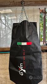 Sacco da boxe 120 x 40 cm nuovo mai usato