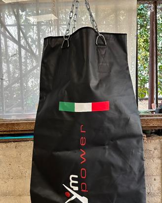 Sacco da boxe 120 x 40 cm nuovo mai usato