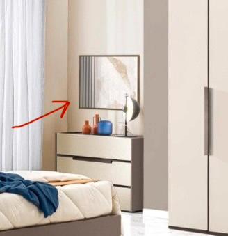 Specchiera camera da letto Roma Mondo Convenienza