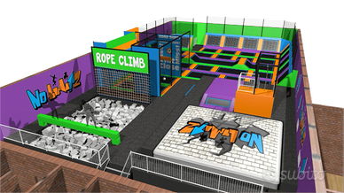 Fabbrica Trampoline Park Personalizzati su Misura