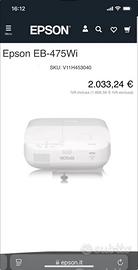 Proiettore professionale epson