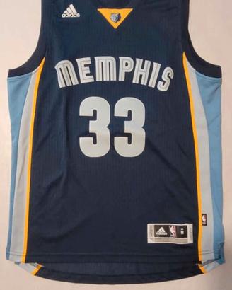 Maglia/Canotta NBA numero 33 GASOL dei Memphis Gri