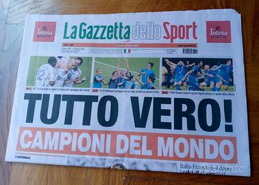 Gazzetta dello Sport Italia Campione Mondo 2006