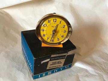 SVEGLIA BABY BEN LUMINOUS YELLOW NEW IN BOX