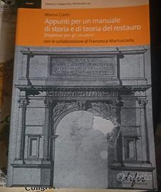 appunti per un manuale e di teoria del restauro