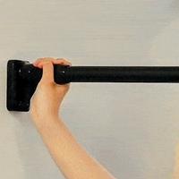 Asta per tende, in acciaio, estensibile