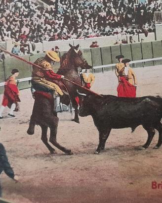 Cartoline vintage Spagna arena torero